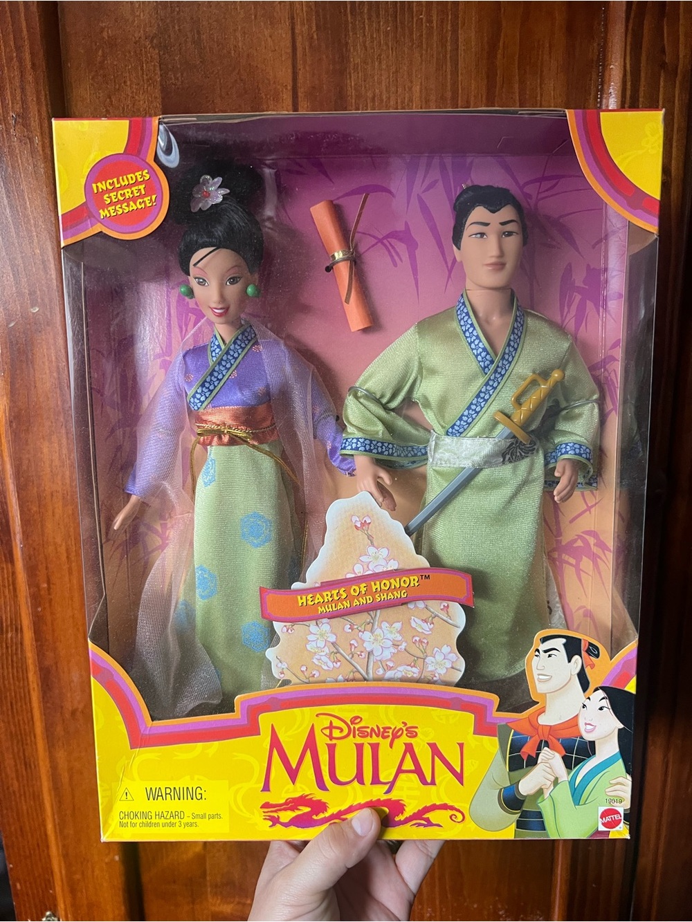 Vintage Disney's Mulan Hearts of Honor Mulan and Shang Mattel 1997 (MIB)